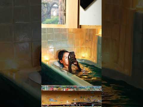 My oil painting “Bad News” #art #shorts