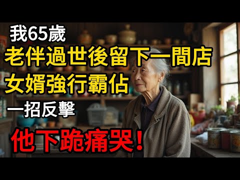 我65歲,老伴過世後留下一間店,我交給女兒管理,女婿卻不打招呼強行霸佔,當我拿出月8萬的租賃合同,讓他們傾家蕩產!