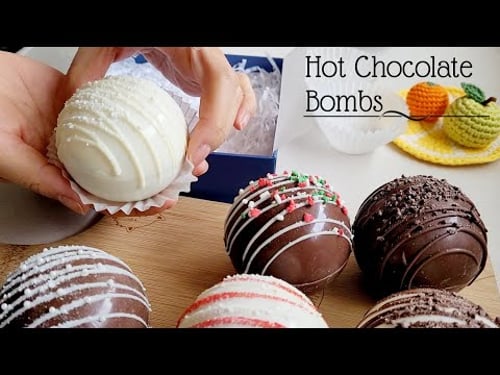 Hot Chocolate Bombs Tutorial 💣 🎁 | Hot Cocoa Bombs | Mocha Bombs