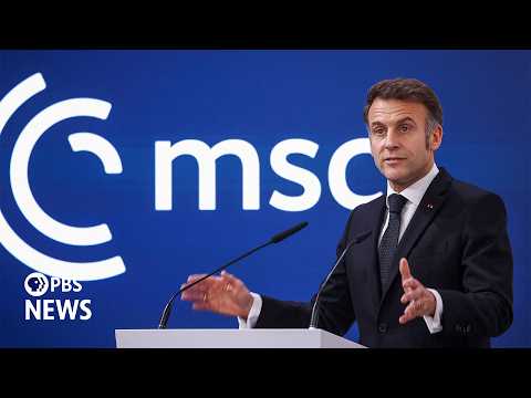 WATCH: France’s Macron says 'Europe has to learn’ to be a geopolitical power in Munich