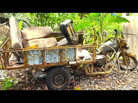 💡Young Man Restores 30 Year Old Rusty Tricycle Even Its Original Owner Doesn't Recognize It