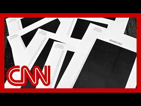 Growing outrage over release of heavily redacted Epstein files