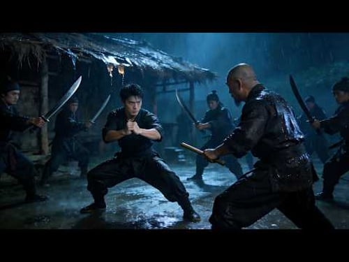 惡賊雨夜圍剿小夥全家,沒想到小夥竟是功夫高手,1V1000強勢突圍!