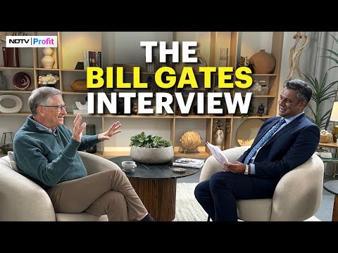 Watch: Bill Gates' Interview With Vishnu Som On NDTV On His Memoir 'Source Code' I Bill Gates LIVE