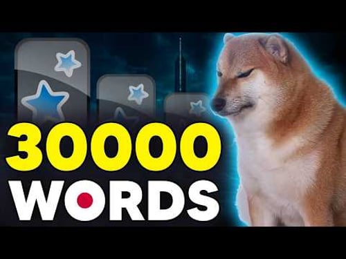 I Will Learn 30,000 Japanese Words in 2025