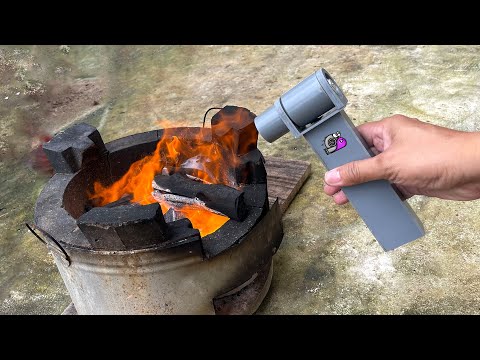 DIY Mini Turbo Jet Fan | How To Make High Speed Jet Fan 80 000 RPM From Brushless Motor