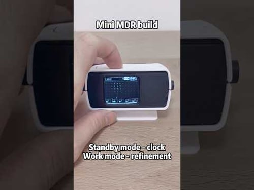 Mini MDR build #techtok #severancetvshow #severanceseason2 #raspberrypi #3dprinting