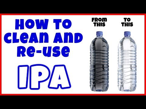 How to Clean | Recycle | Reuse IPA (Isopropyl Alcohol) for 3D printing by VOGMAN