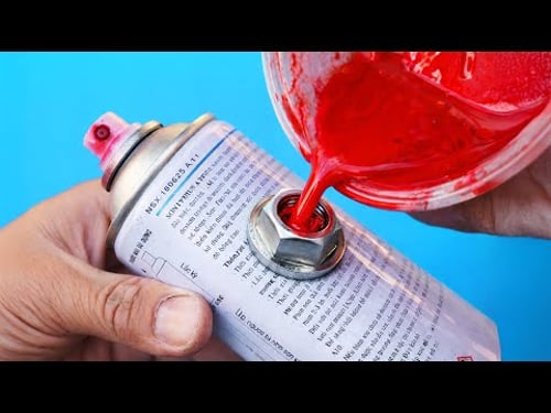 Don’t Throw Away Old Spray Paint Cans! An Easy Way to Refill an Empty Spray Can!