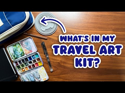 WHAT'S IN MY URBAN SKETCHING KIT? 🎨 My Updated Go-To Travel Art Supplies!