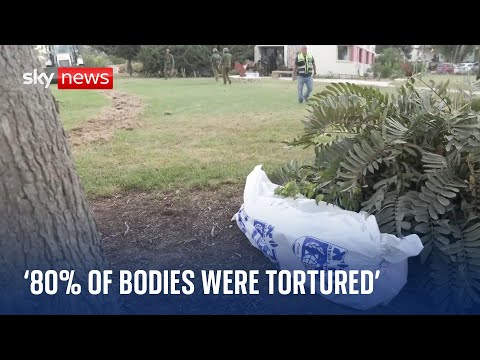 Israel-Hamas war: '80% of bodies' found, including children, were tortured