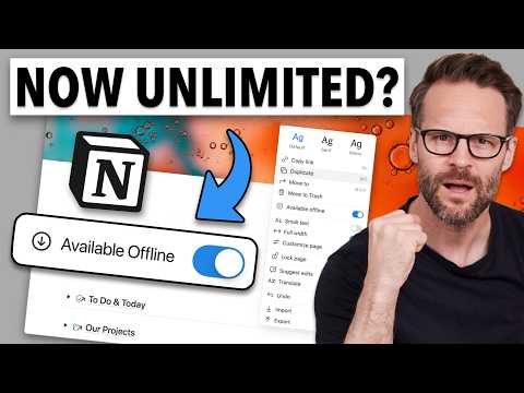 Notion Offline Mode Is Here! An App for Everyone Again?