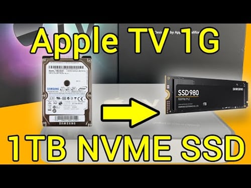 Apple TV 1G 10 times faster? | 1TB M.2 SSD in the first generation Apple TV