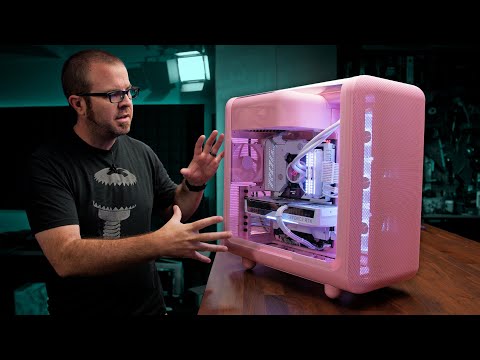 My Wife’s “New” Gaming PC in the pink Hyte X50!