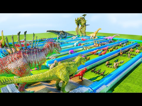 New Carcha (2025)🦖 VS All ARK Dinosaurs, Boss & Titans