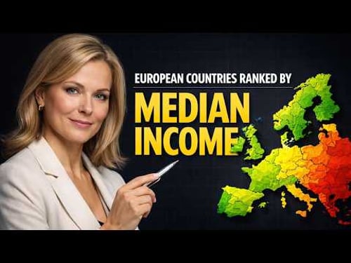 Why You Feel Poor: The Real Salary Map of Europe (Median Income 2026)