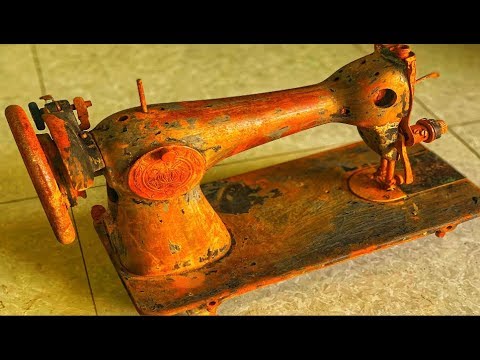 Restoration machine sewing antique Japan | Engineer method of sewing tools old Restore