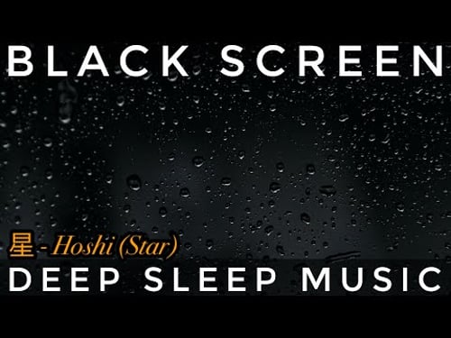 Black Screen Relaxing Piano & Rain 🎹 Deep Sleep Instantly 💤