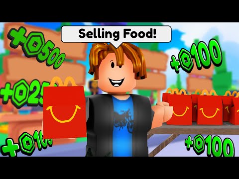 I Made Robux By Selling Food On Pls Donate...