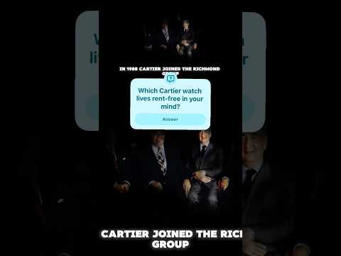 Ever wonder how these watches became the Cartier empire?