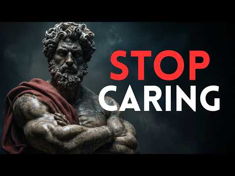 7 Stoic principles to MASTER THE ART OF NOT CARING AND LETTING GO | Stoicism