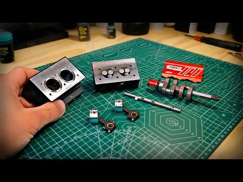 This TINY and POWERFUL Engine is SO SATISFYING to Assemble (Build & First Run)