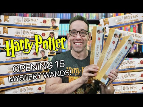 Opening 15 Harry Potter Mystery Wands From Walmart | Triwizard Tournament