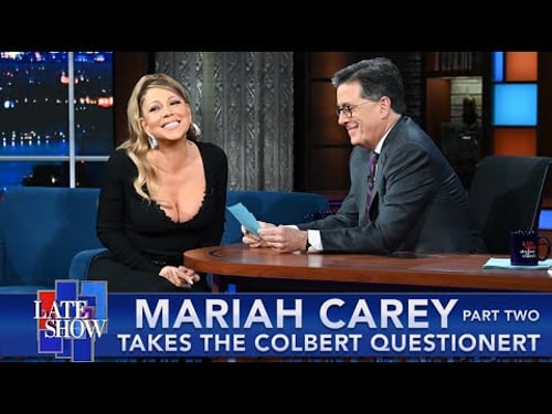 Mariah Carey Takes The Colbert Questionert - Part 2