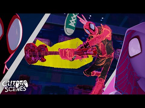 Miles Meets the SPIDER PUNK! Hobei Brown | Spider-Man: Across the Spider-Verse