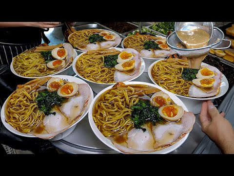 Boiling 100kg of Pork Bones for the Craziest Broth Ever! Making Ultimate Ramen / Korean street food