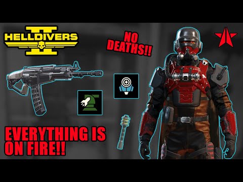 Helldivers 2 - INCINERATION CORPS ON LAVA PLANETS IS *INSANE*!! (Solo Max Difficulty) (No Deaths)