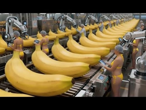 Automated Process: From Fresh Bananas to Crispy Fruit Chips Explained