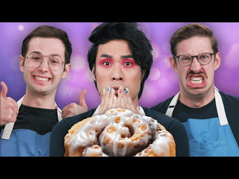 Try Guys Bake Cinnamon Rolls Without A Recipe