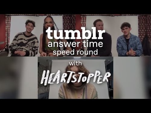 Heartstopper Tumblr Q&A by Netflix