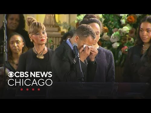 Jesse Jackson Jr. gives emotional eulogy at father Rev. Jesse Jackson's funeral at Rainbow PUSH