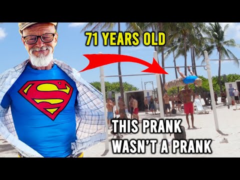 71-Year-Old Superman Shocks Girls and Calisthenics Athletes