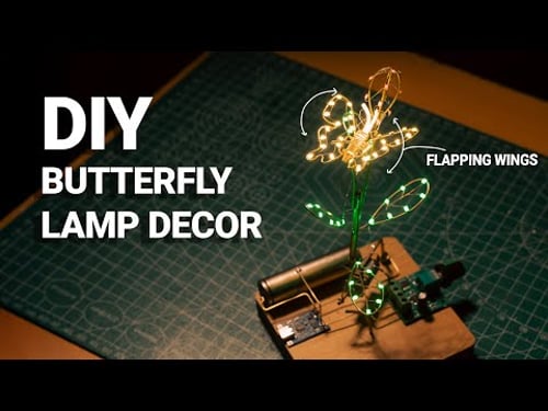Satisfying DIY Butterfly Lamp | Relaxing Motion ๐ฆโจ