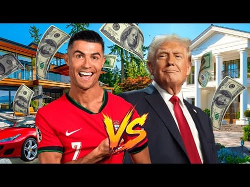 Cristiano Ronaldo vs Donald Trump: WHO IS RICHER?