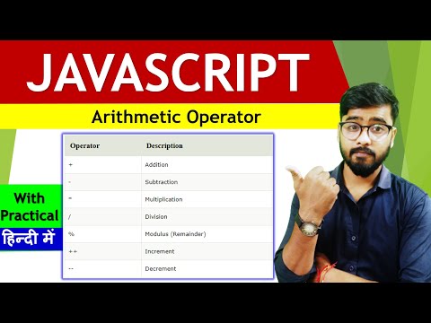 Arithmetic Operators in JavaScript | JavaScript Tutorial | by Rahul Chaudhary