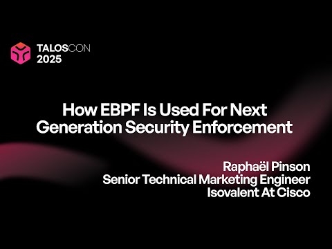 How eBPF is used for next generation security enforcement