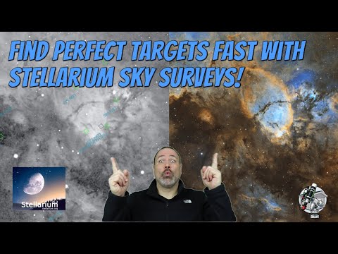 Stellarium with Sky Surveys: Astrophotography Game-Changer!