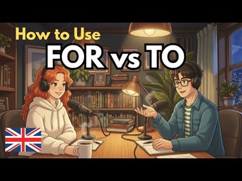 How Native Speakers REALLY Use "For vs To" in Daily English | Real Conversations Podcast