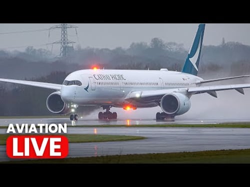 π΄ Manchester Airport LIVE βοΈ FriYAY Show π§οΈ