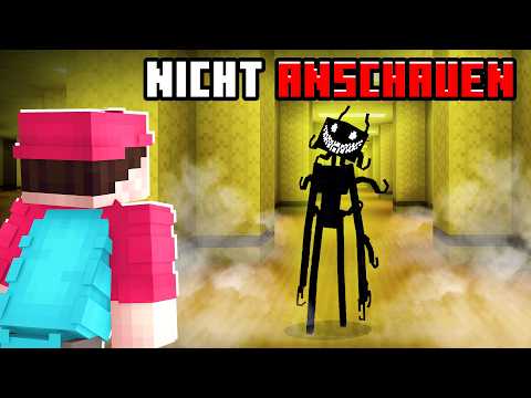 BETRETE NIEMALS die BACKROOMS in MINECRAFT! 😱