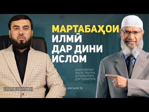 Оё дар ислом мартабаҳои илмӣ ҳаст?