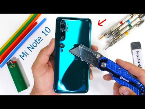 Mi Note 10 Durability Test! - 5 cameras for under $500?