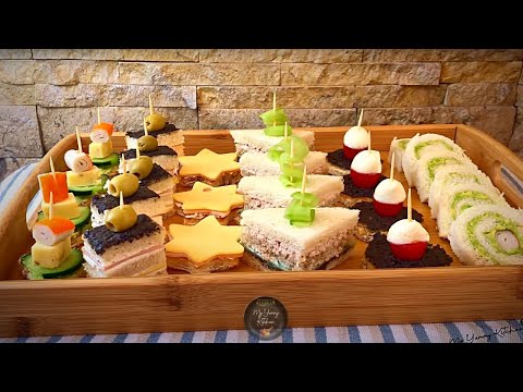 appetizers ideas | Easy to make with sandwich bread !