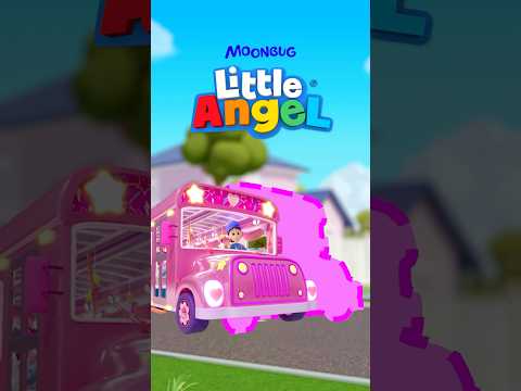 The Wheels On The PINK Bus! (Jill Remix) 🩷 Play The Ultimate Little Angel Challenge #kids #shorts