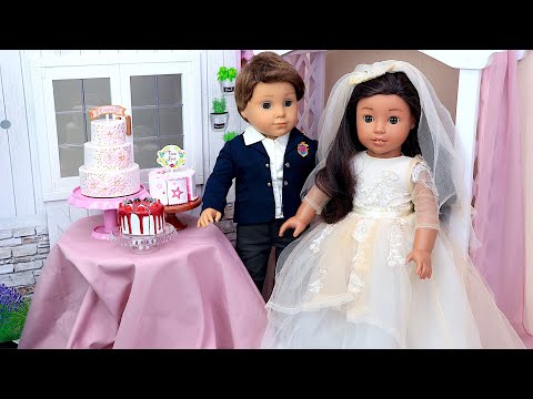 Doll Wedding Routines ! PLAY DOLLS stories for kids