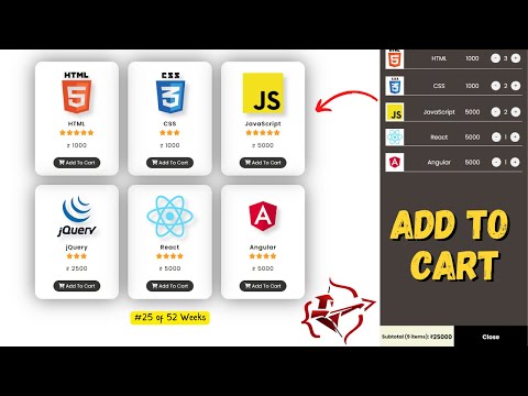 Building an Interactive Add To Cart Feature Using HTML, CSS, and JavaScript